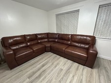 Sisi Italia Lucca 2 Corner 3 - Corner Sofa - Brown Leather Sofa - L Shape Sofa