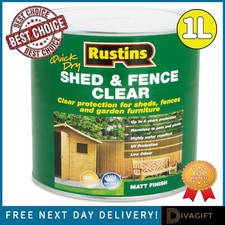 RUSTINS QUICK DRY SHED & FENCE