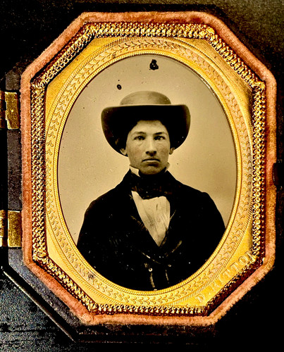 Ruby ambrotype young cowboy - ruby,