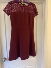 Burgundy Petite Wallis Dress