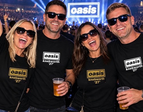 Oasis live tour shirt - oasis,