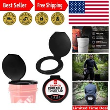 Snap-On Toilet Seat for Easy