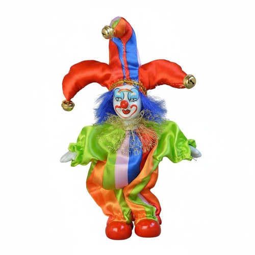 Ceramic jester doll - jester, vintage
