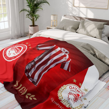 Olympiacos Greek football team fleece blanket 60x80 Piraeus