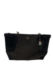 COACH Tote Bag Leather BLK