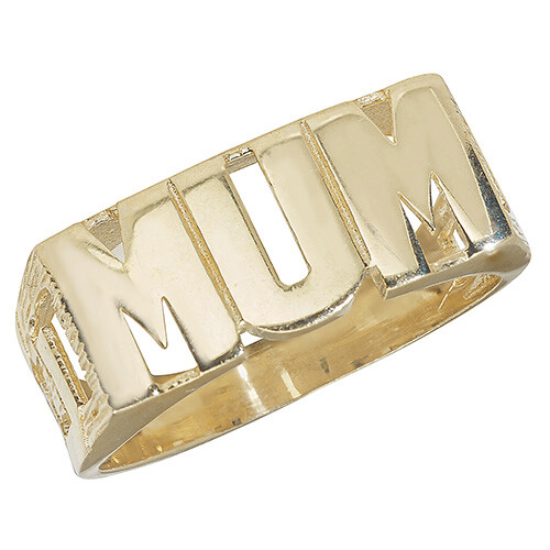 Mum ring 9ct yellow gold - 9ct,