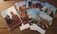 A Vintage Russian USSR Set Of 28 Cards 'Moscow Kremlin' 1960s