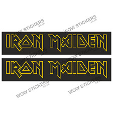 2 x Iron Maiden stickers B Motorbike car Van scooter man cave laptop decal