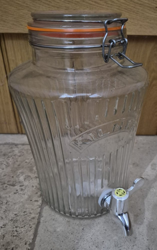 Kilner glass storage jar - glass,