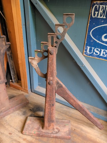 1890s wooden wagon jack - wooden,