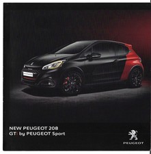 Peugeot 208 GTi By Peugeot Sport 1.6 THP 208 2015 UK Market Foldout Brochure