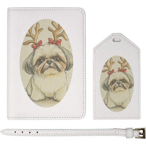 Shih tzu reindeer antlers - 'shih, antlers'