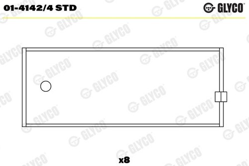 Connecting rod bearing - rod,
