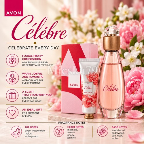 Avon célèbre eau toilette - célèbre,