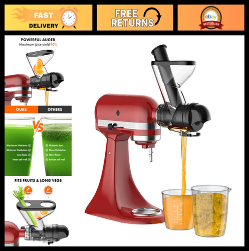 Masticating juicer attachment - masticating,