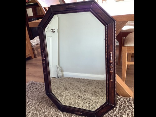 Antique mirror bevelled glass - mirror,