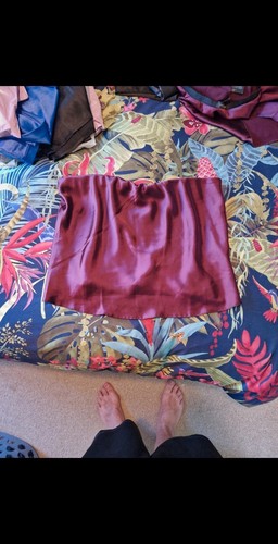 Satin bandeau top size by - satin,