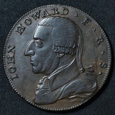 1792 Warwickshire D&H 144, Birmingham, Hickman's Halfpenny Conder Token