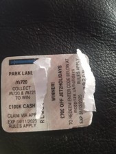 McDonald's Monopoly voucher