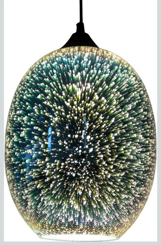 Crackle firework glass - 3d,
