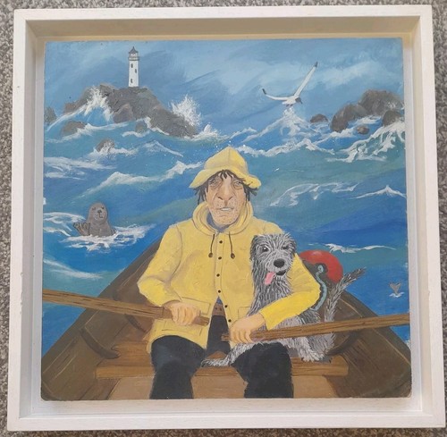 Wild day sea fisherman - day,