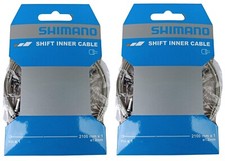 2x Shimano Shift Inner Cable - 1.2mm x 2100mm - Gear Wire - MTB, Road, Y60098070