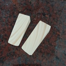 Wooden Door Stop Wedge 38W -