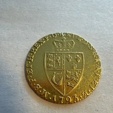 1793 FULL Gold Guinea, George