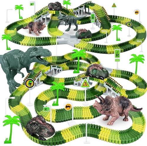 252pcs dinosaur race track - dinosaur,