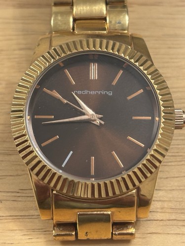 Red herring gold - red, watch