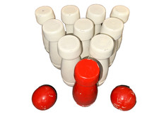 Traditional garden skittles - traditional,