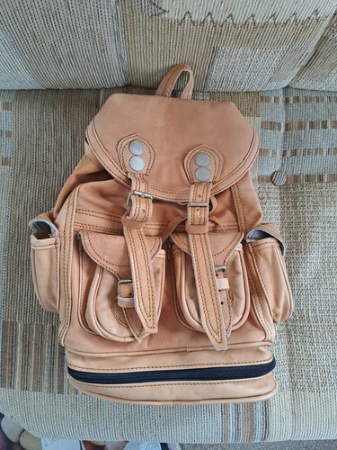 Vintage leather rucksack - vintage,