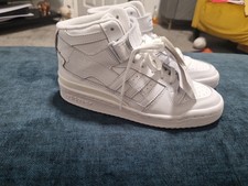 Adidas Forum Mid Sneakers White Size 4 New Leather