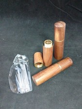 Wooden Sewing Needle Case & Easy Thread Needles (Approx 30). Free UK Postage 