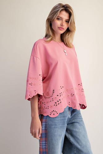 Easel eyelet embroidered - easel,