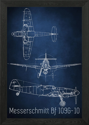 109 blueprint framed - bf,