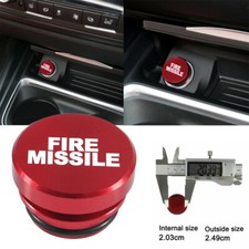 1X Red Fire Missile Button Car