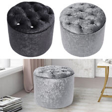 Crushed Velvet Dressing Stool