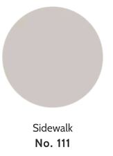 ELLE DECORATION BY CROWN  PAINT SAMPLE 10ML -  SIDEWALK # 111