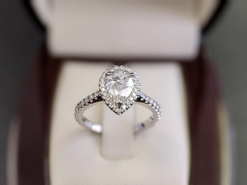 Pear cut igi certified - igi,