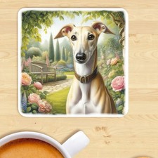 Greyhound Dog Coaster, Gift