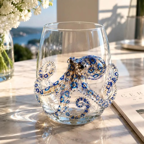 Blue ringed octopus - blue,
