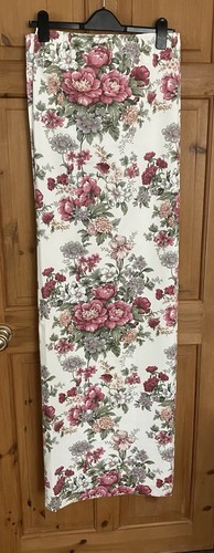 Pair lined floral curtains - pair,
