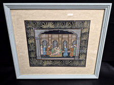 Vintage hand painted persian - painted,
