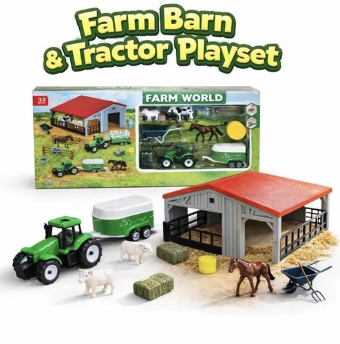 Kids farm barn tractor - farm, &