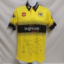 GLOUCESTERSHIRE T20 Blast Cricket Shirt 2017 SIGNED AUTOGRAPHED RARE Small