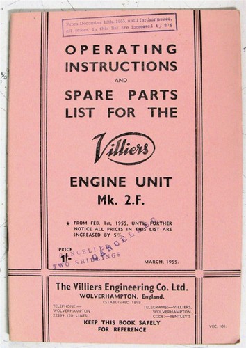 Villiers engine unit - mk,