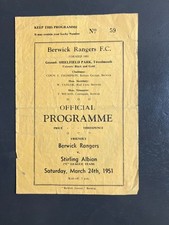 Berwick rangers stirling - berwick, v