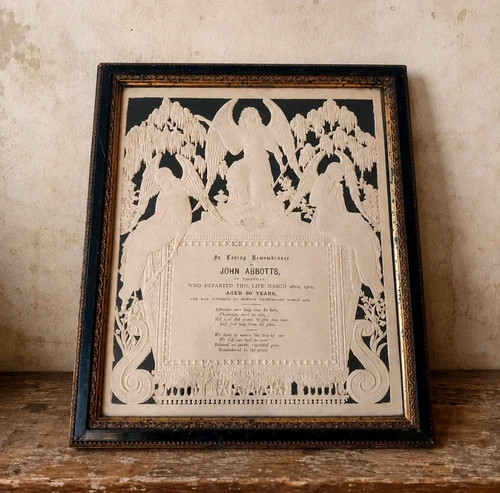 Antique victorian embossed - victorian,