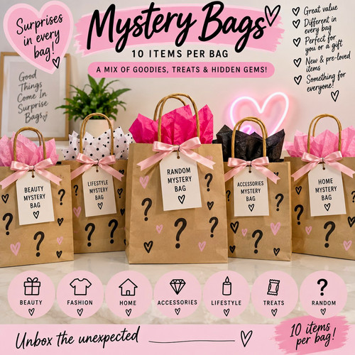 Mystery bags mixed surprise - mystery,